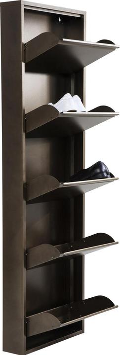 Image du produit Kare Design Meuble à chaussures Caruso 5 bronze (50 x 14 x 170 cm)