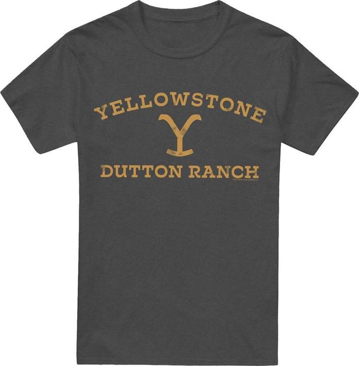 Actual product image Yellowstone Unisex Adult Arched Logo T-Shirt (3XL)