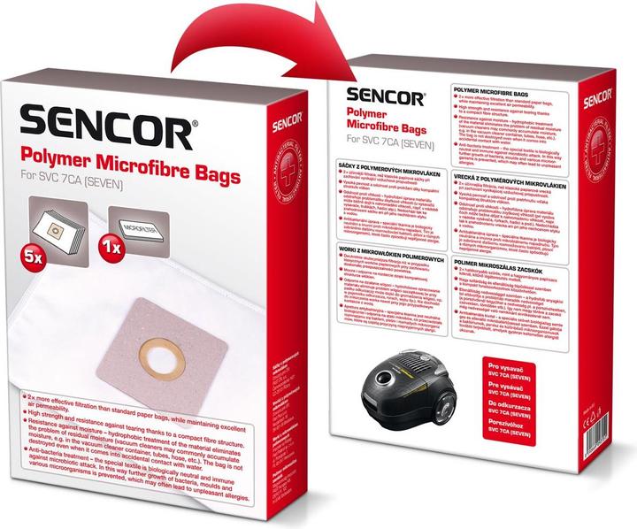 Sencor Lamart SVC7CA/7PE Microfibre bag (6 x)