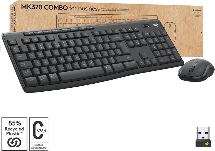 Actual product image Logitech MK370 Combo (Eng. Int., Cable)