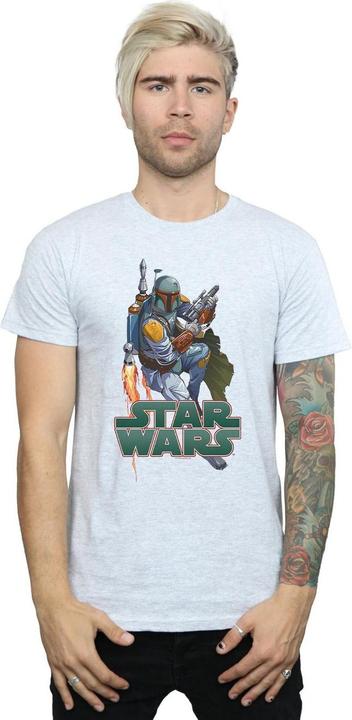 Produktbild Star Wars Boba Fett Fired Up TShirt (XXL)