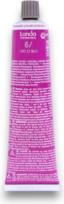 Image du produit Londa Color Extra Rich 6 60ml (6, Blond foncé Naturel Chaud, 60 ml)