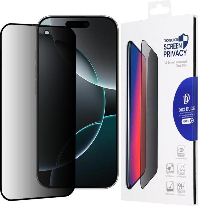 Produktbild Dux Ducis Panzerglas Privacy (1 Stück, Apple iPhone 16 Pro)