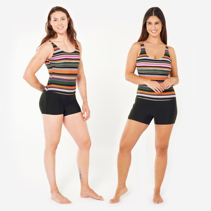 Image du produit Nabaiji Maillot de bain 1 pièce shorty natation Femme - Dova bora rose (40, 42)