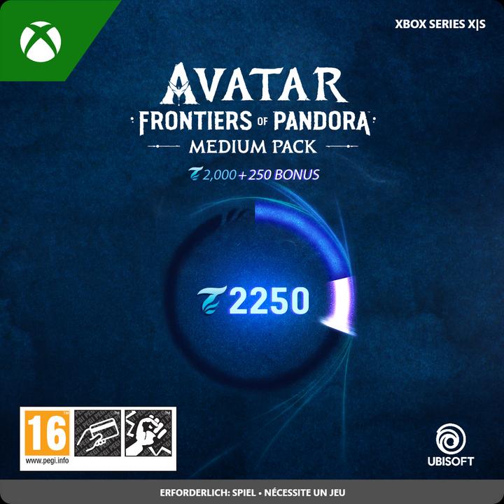 Actual product image Microsoft Xbox Avatar Frontiers of Pandora VC Pack 2250 Download Code
