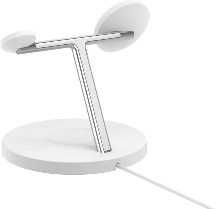 Actual product image Belkin BOOST CHARGE PRO Qi2 3in1 magn.Ladestat.15W ws. WIZ032kqWH (15 W)