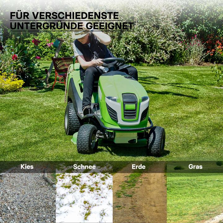 Produktbild Wiltec Mantel Rasenmäherreifen 13x5.00-6 Reifendecke Rasentraktor Aufsitzmäher Reifen (Rasentraktor)