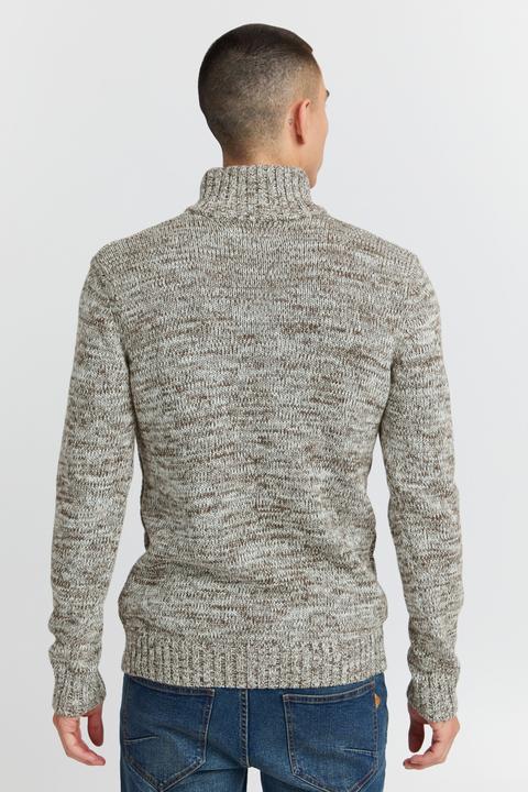 Image du produit Solid Pankraz Pull En Grosse Maille À Col Camionneur Pull-Over Pour Homme 100% Coton Imprimé (XXL)