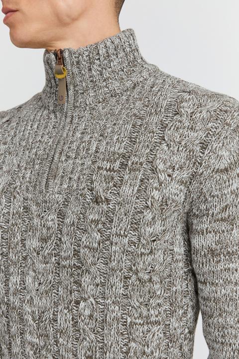 Image du produit Solid Pankraz Pull En Grosse Maille À Col Camionneur Pull-Over Pour Homme 100% Coton Imprimé (XXL)