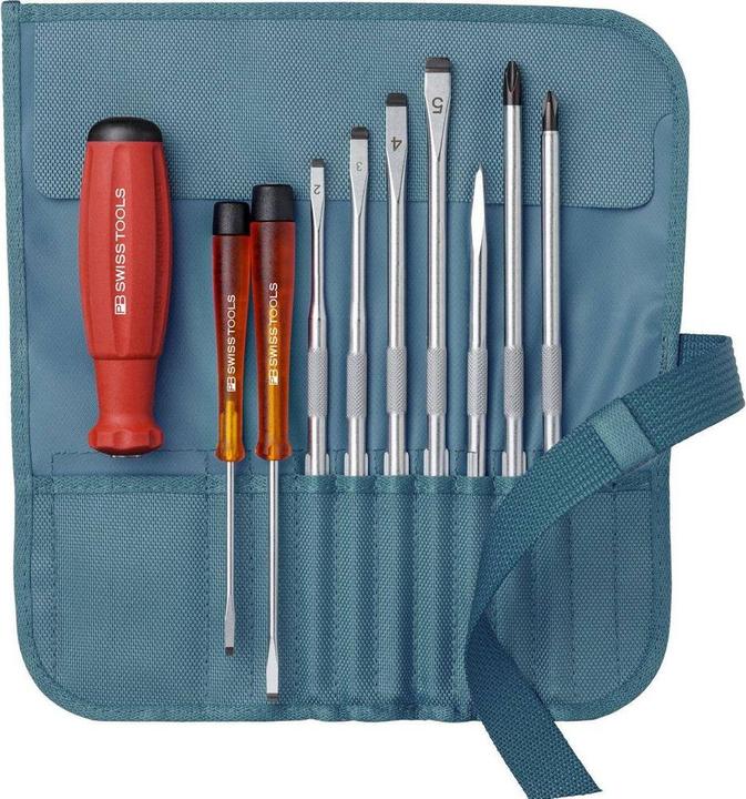 Immagine prodotto PB Swiss Tools Set di cacciaviti a sacchetto 8218 (Viti con testa a intaglio, Fessura croce Phillipps (PH))
