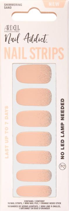 Immagine prodotto Ardell Nail Addict Nail Strips Shimmering Sand 16 Stk