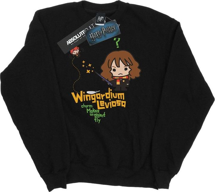 Actual product image Mens Hermione Granger Wingardium Leviosa Junior Sweatshirt (M)