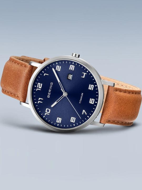 Actual product image Bering Titanium wristwatch (Analogue wristwatch, 40 mm)