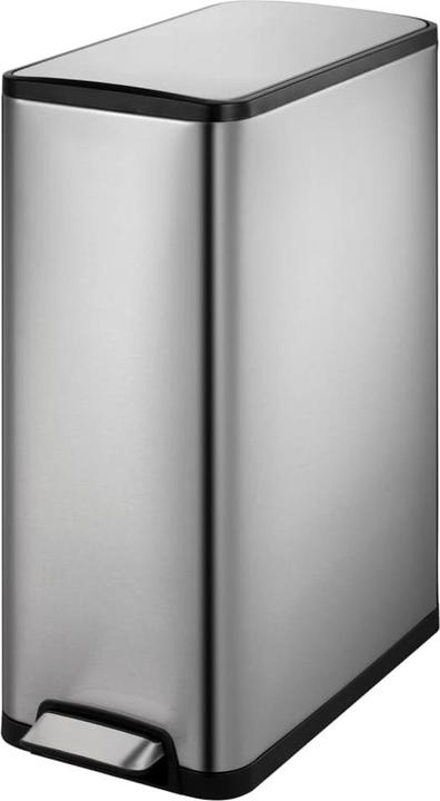Produktbild EKO Mülltrennsystem Ecoslim Tretmülleimer Edelstahl 2 x 20 L mit Fingerabdruckschutzbeschichtung, z (40 l)