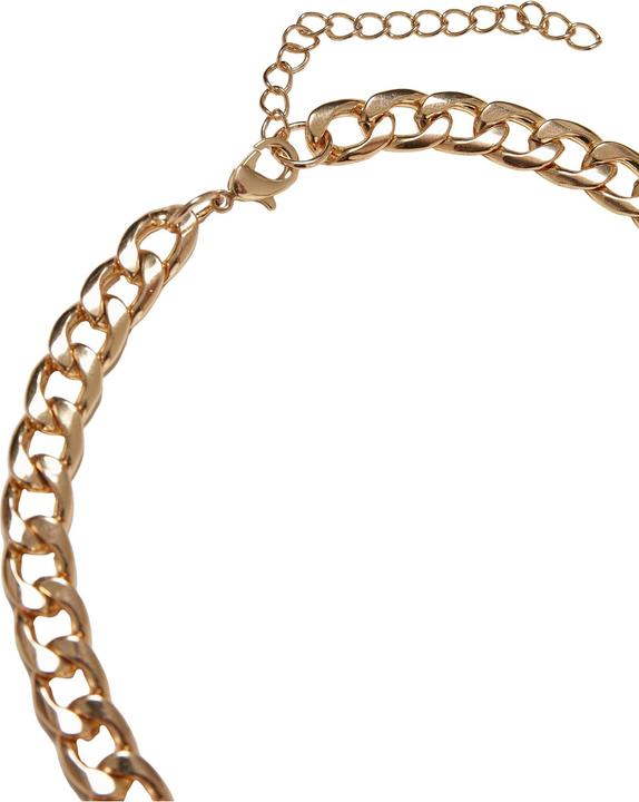 Actual product image Urban Classics Fastener Necklace - 17142 (Iron, Zinc)