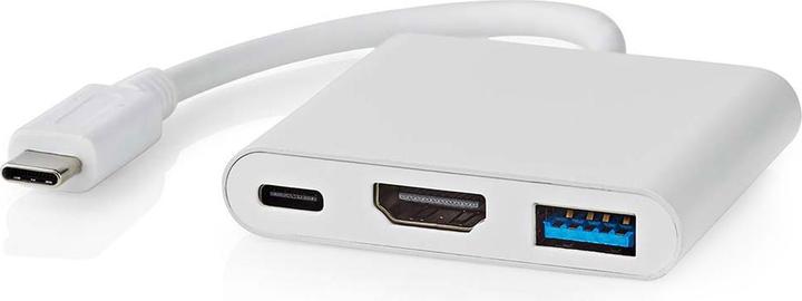 Image du produit Nedis Adaptateur USB multi-ports | USB 3.2 Gen 1 | USB-C™ mâle | Sortie HDMI™ / USB-A femelle / USB-C (USB-C, 3 Ports)