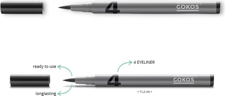 Produktbild Gokos Eyeliner Basic (401 Heavy Black)