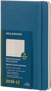 Moleskine Wochen-Notizkalender 18M (A5, Harter Einband, Englisch)