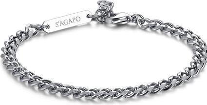 Produktbild Sagapo S'AgapÃµ - Modern steel bracelet Ripple SRP19