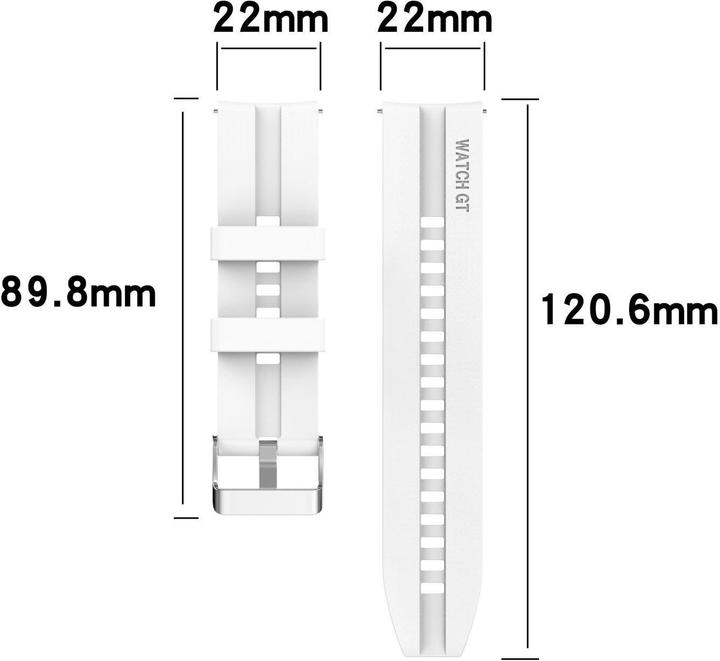 Produktbild Cadorabo Smartwatch Armband (22 mm, Silikon)