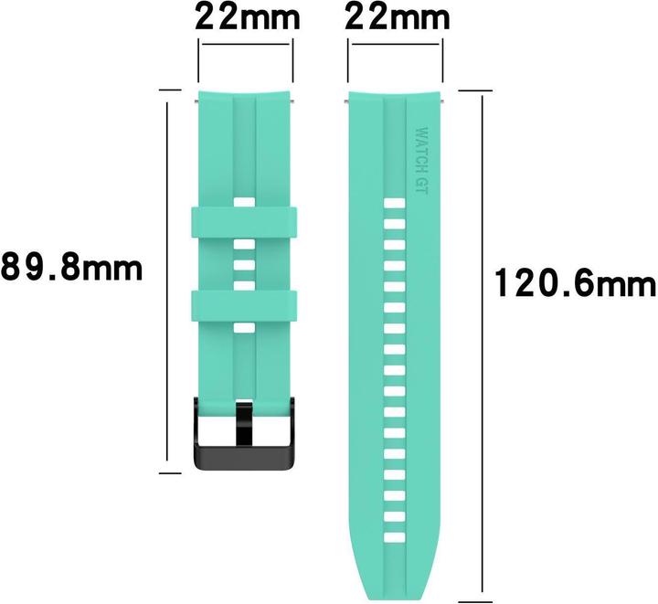 Immagine prodotto Cadorabo Bracciale per smartwatch (22 mm, Silicone)