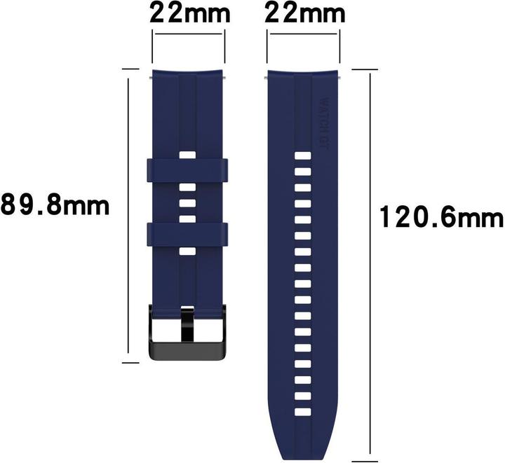 Immagine prodotto Cadorabo Bracciale per smartwatch (22 mm, Silicone)