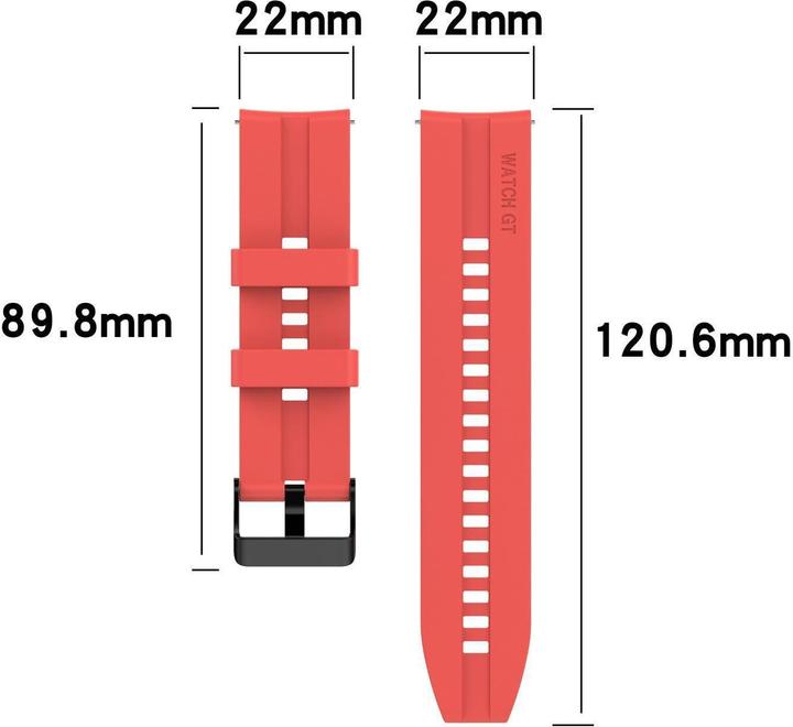 Immagine prodotto Cadorabo Bracciale per smartwatch (22 mm, Silicone)