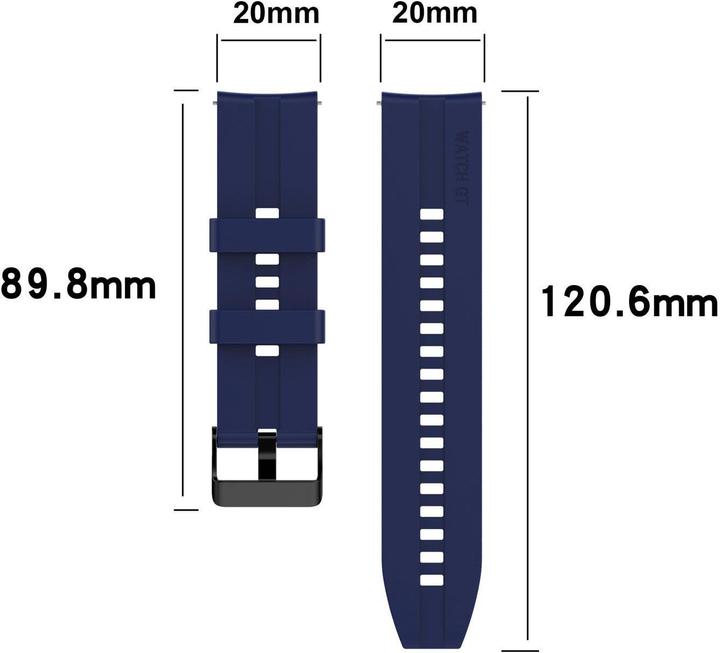 Actual product image Cadorabo Smartwatch bracelet (20 mm, Silicone)