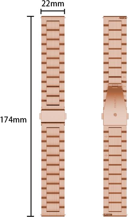 Immagine prodotto Cadorabo Bracciale per smartwatch (22 mm, Acciaio inossidabile, iPhone 7)