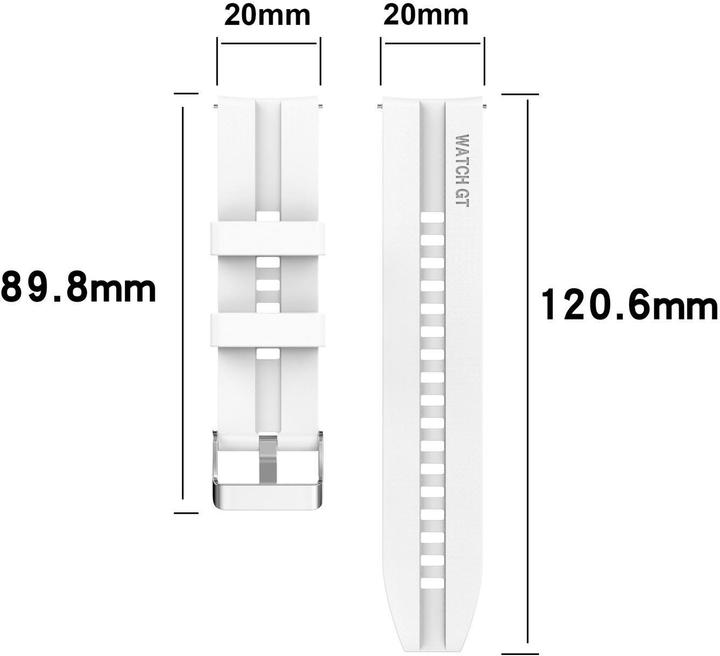 Actual product image Cadorabo Smartwatch bracelet (20 mm, Silicone)
