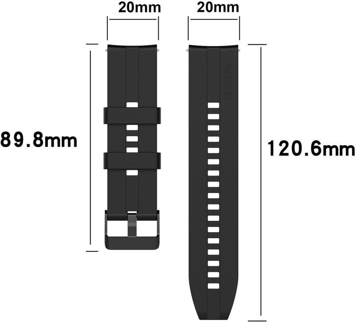 Produktbild Cadorabo Smartwatch Armband (20 mm, Silikon)