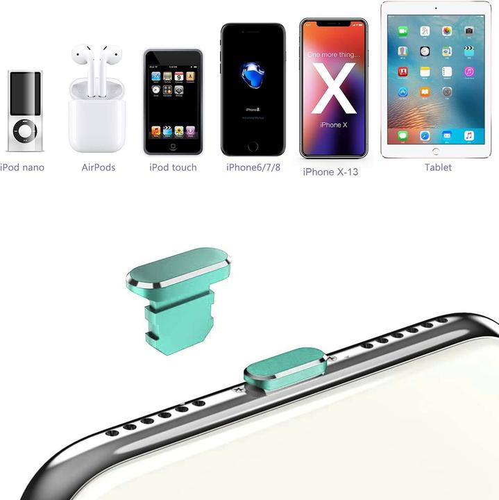Immagine prodotto Cadorabo Tappi antipolvere per Iphone (Film adesivo, iPhone)