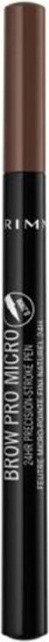 Produktbild Rimmel London Brow Pro Micro 24HR Precision-Stroke Pen (004 Dark Brown)