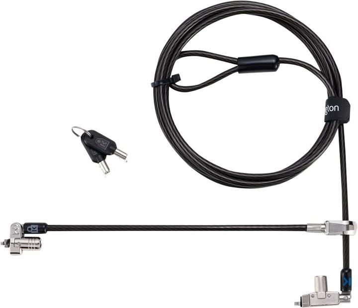 Produktbild Kensington Slim N17, 2.0, Keyed, Dual, Laptop Lock - Like, Keyed