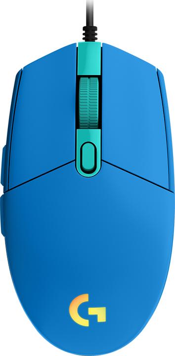 Image du produit Logitech Souris de jeu G203 Lightsync RGB, bleue (Filaire)