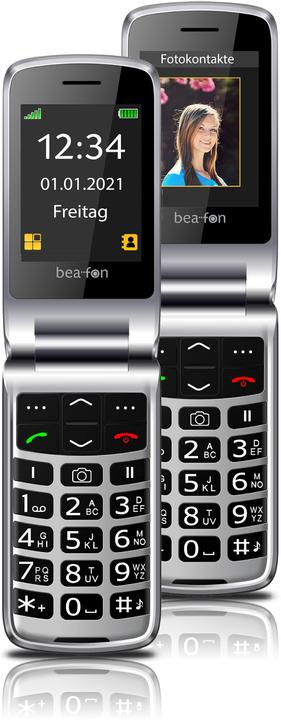 Actual product image Bea-Fon Silver Line SL645 - Mobile phone - microSD slot (2.80", 3 Mpx, 2G)