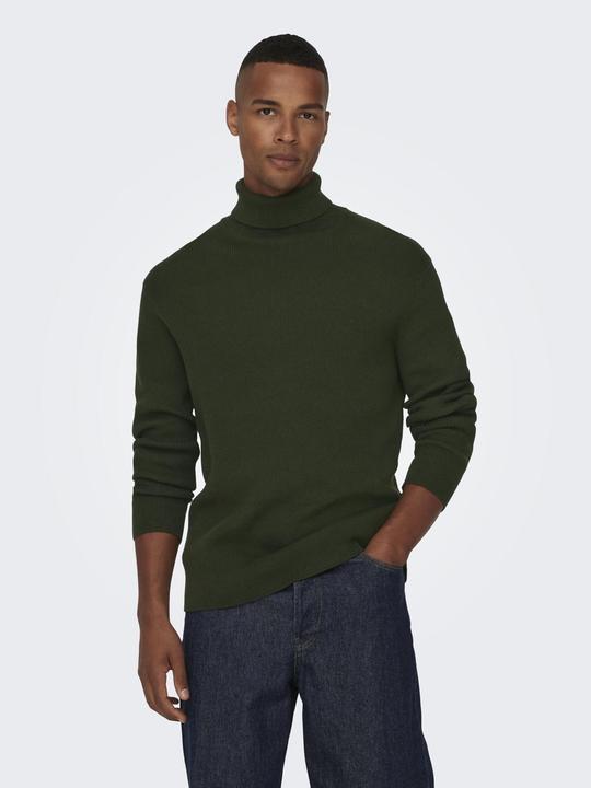 Actual product image Only & Sons High Neck Knit Sweater (S)