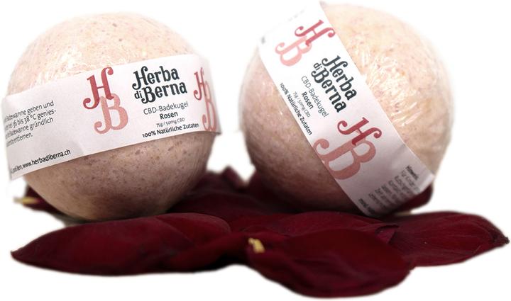 Image du produit Herba di Berna Boule de bain Rose (Bombe de bain)