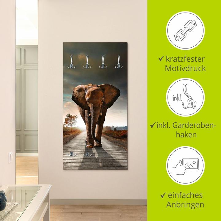 Produktbild Artland Ein Elefant läuft auf der Strasse