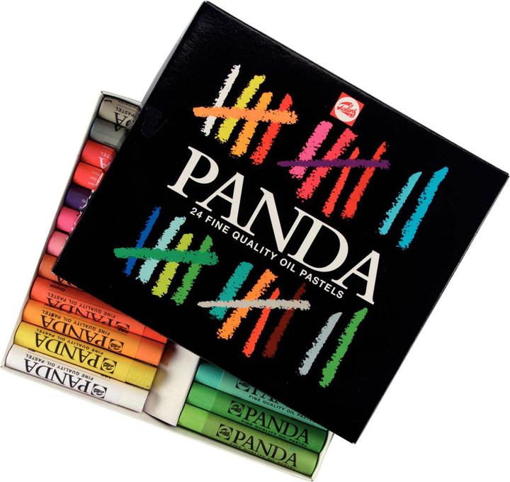 Image du produit Talens Panda pastels à l'huile, 24 pcs. (Multicolore, 24 x)