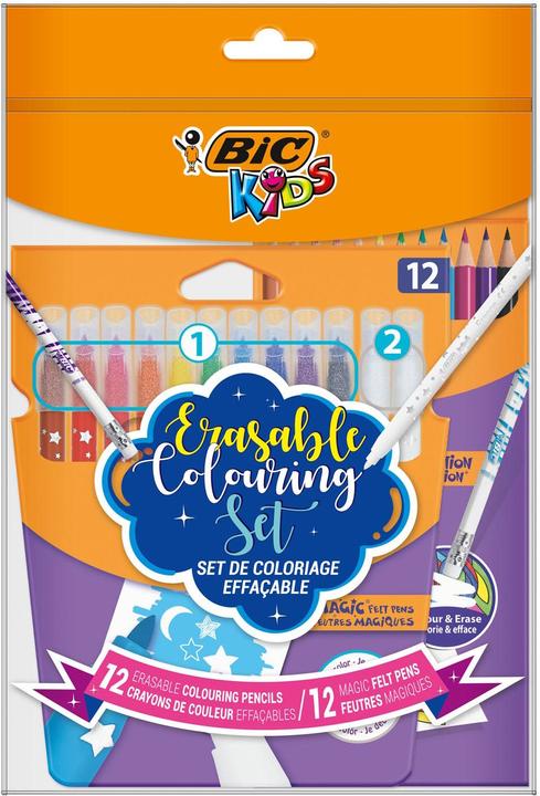 Image du produit Bic Kids Magic Marker et crayons de couleur, 24p. (24 x)