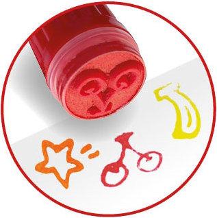 Produktbild Creative kids Wachskreide mit Stempel (Mehrfarbig, 12 x)