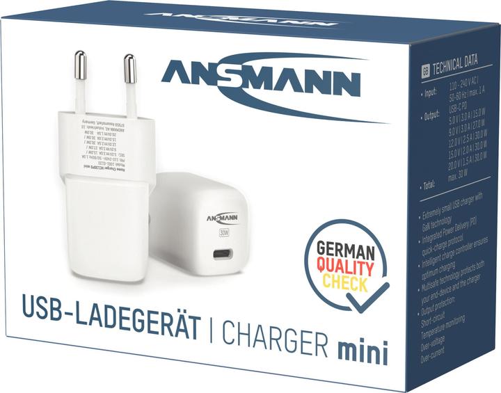 Immagine prodotto Ansmann Caricatore USB HC130PD 3A/30W/1 porta (30 W)