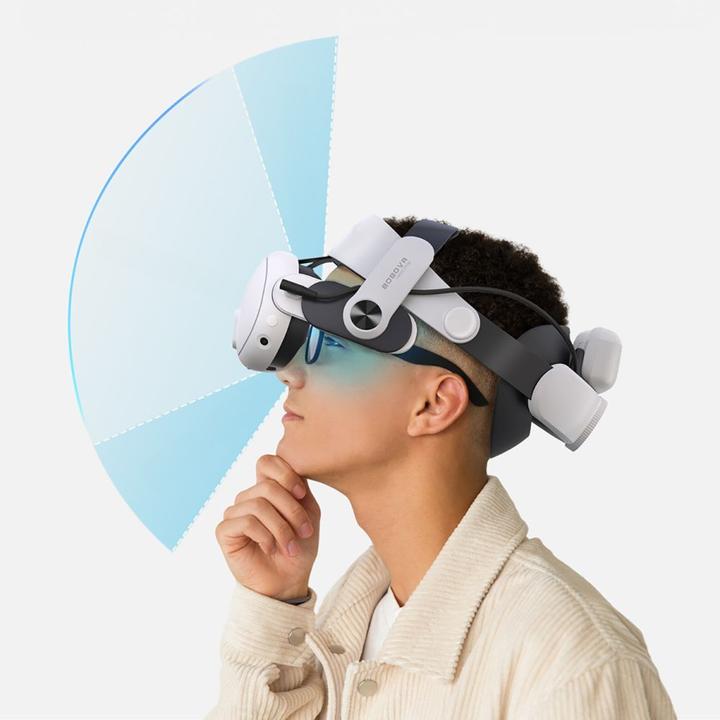 Actual product image Bobovr M3 Pro battery pack head harness