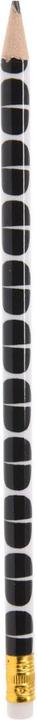 Image du produit Crayons gris HB Noir/Blanc, 6 pcs. (6 x)