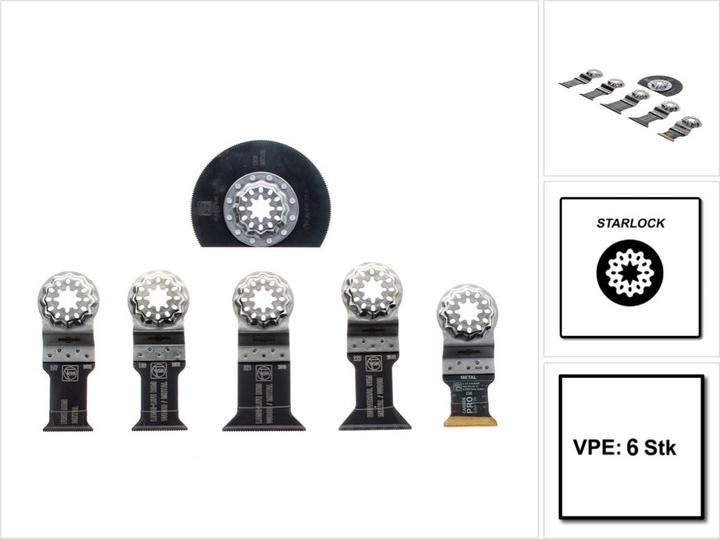 Produktbild Fein Sägeblatt Best of Starlock Metall, 6-teilig