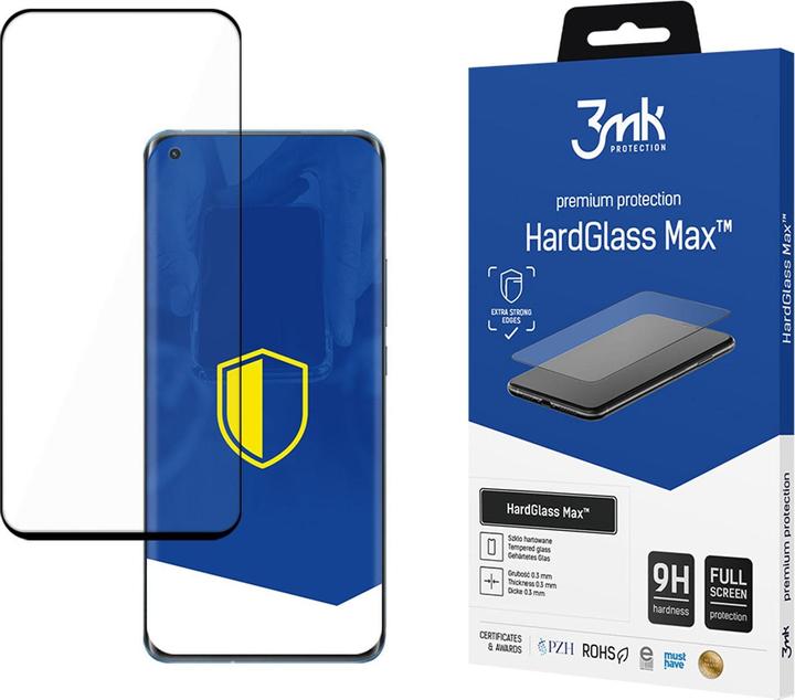 Produktbild 3MK Hardglass Max Bildschirmschutz (1 Stück, Xiaomi Mi 11 5G)