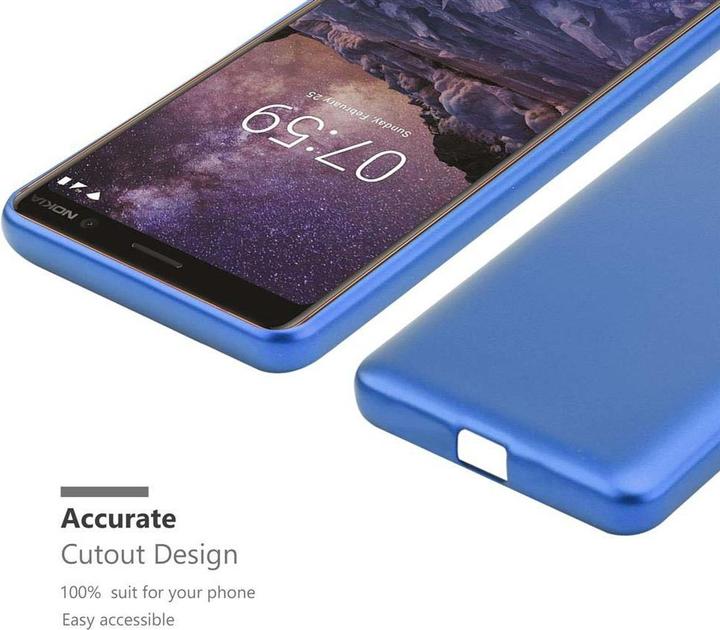 Productafbeelding Cadorabo TPU matte metalen hoes (Nokia 7 Plus)