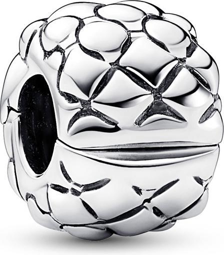 Pandora Studded Clip Charm (Sterling Silber 925)