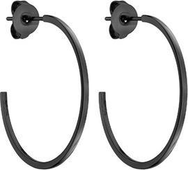 Produktbild Tamaris Black hoop earrings TJE0326/330/334/338 - Diameter: 1.3 cm